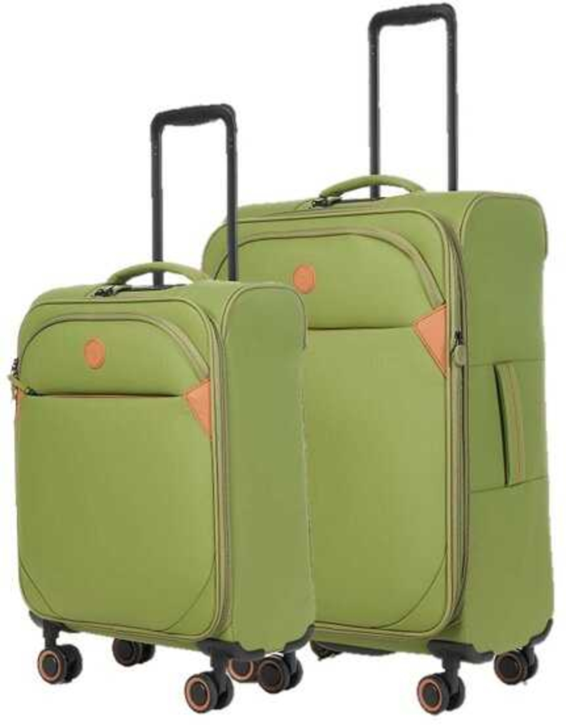 צמד מזוודות מבד חסין למים בינונית (24″) + קטנה (20″) Verage Cambridge