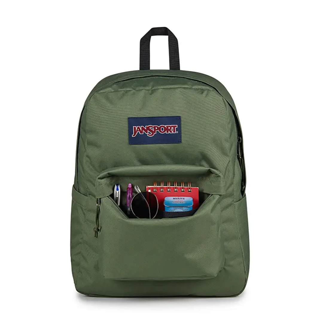 תיק גב ג'נספורט JanSport דגם SuperBreak Plus - ירוק זית