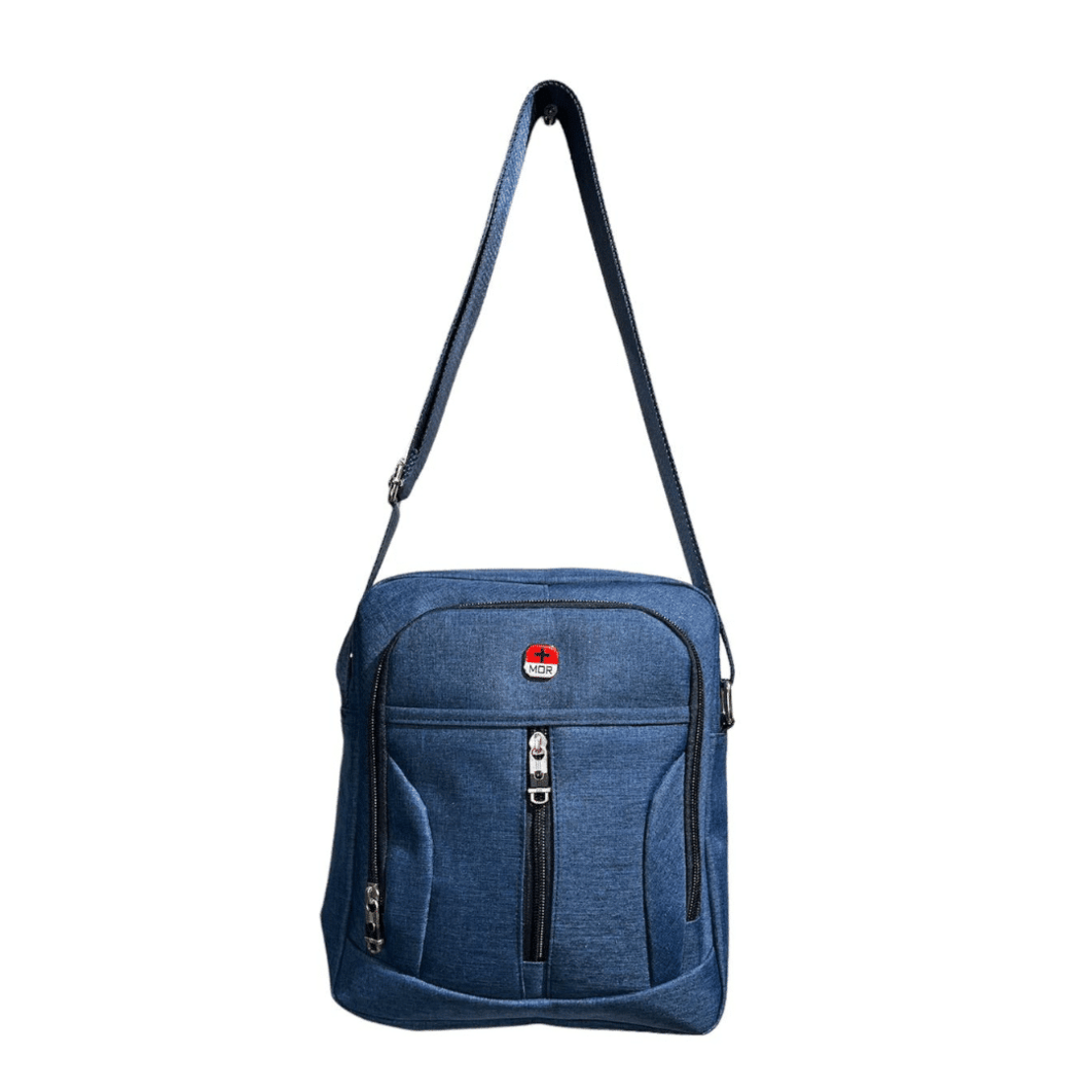 תיק צד נוח ואיכותי ממותג סוויס – צבע כחול