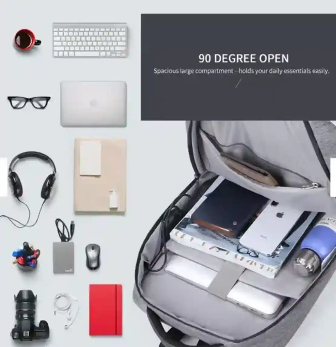 תיק גב ללפטופ בעיצוב יוקרתי – דגם Business NY מבית Aoking