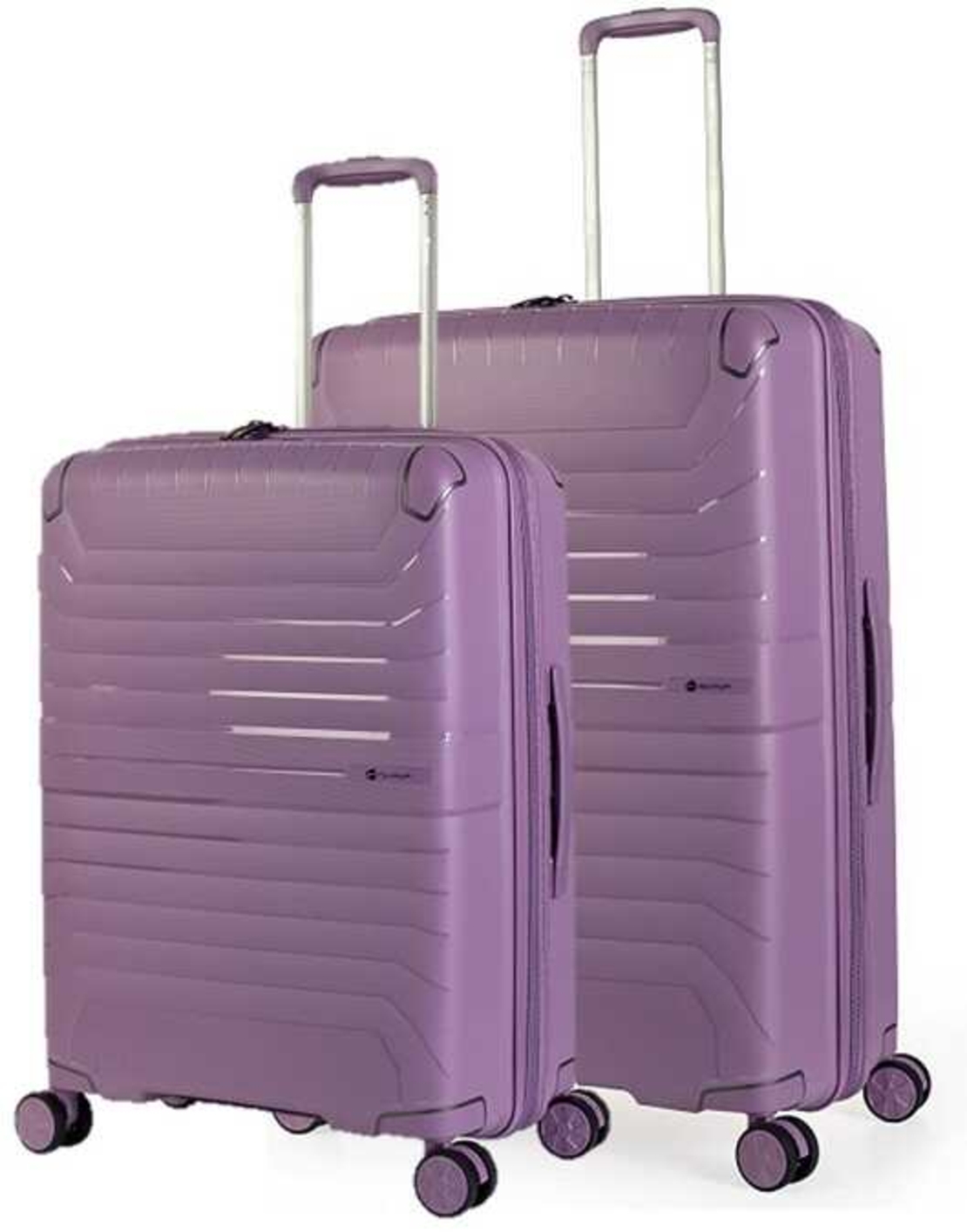 צמד מזוודות קשיחות Slazenger Spirit – סט 2 חלקים (28″ + 24″) - סגול