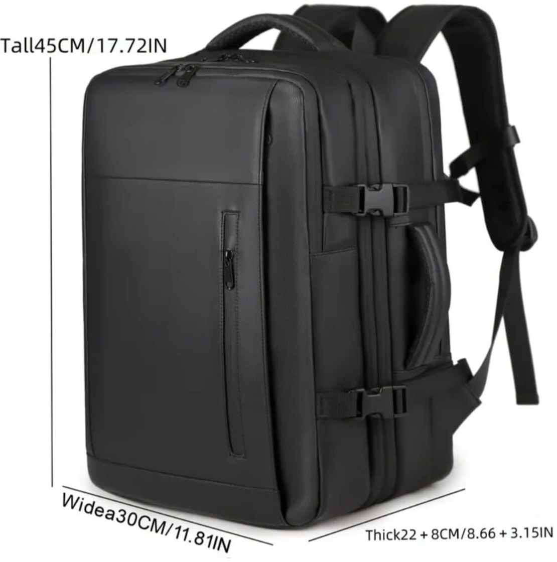 תיק גב ווקום Titanium כולל משאבה – תיק נסיעות קל ונוח