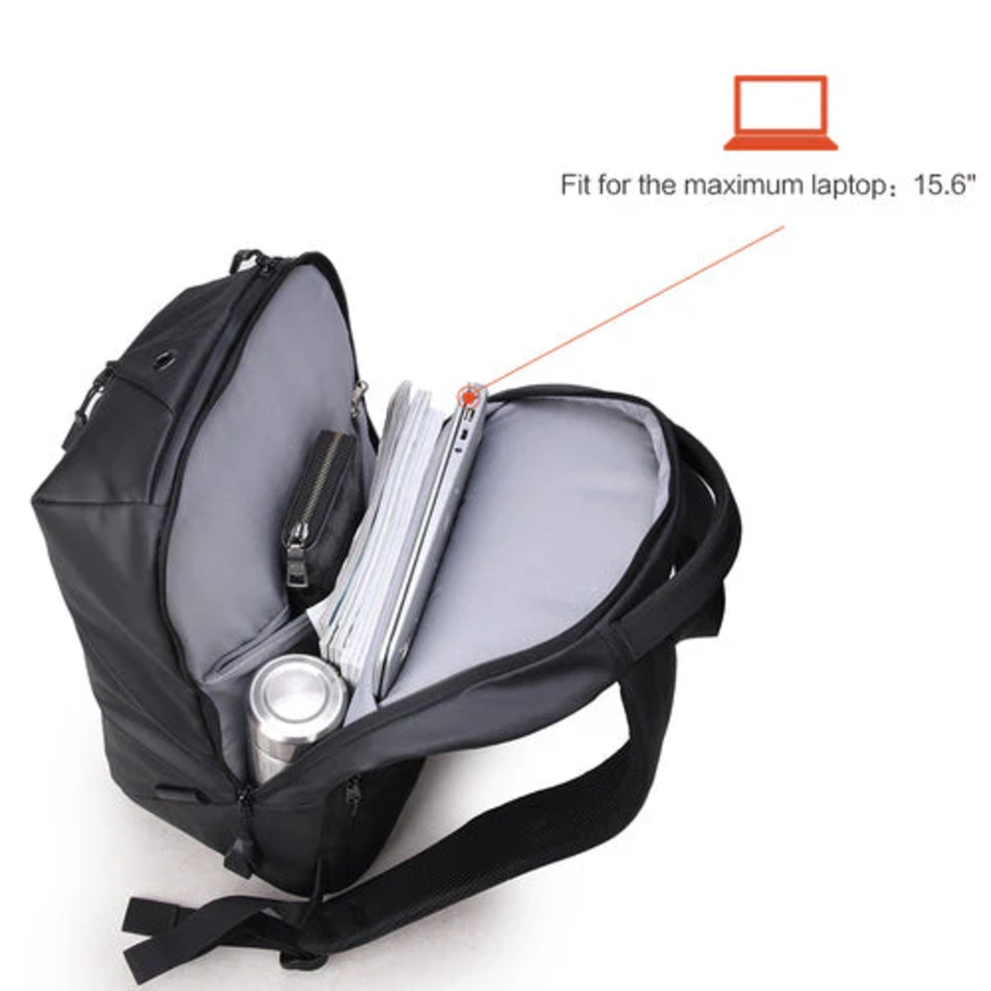 תיק גב ספורטיבי מוגן מים אוקינג עם חיבור USB