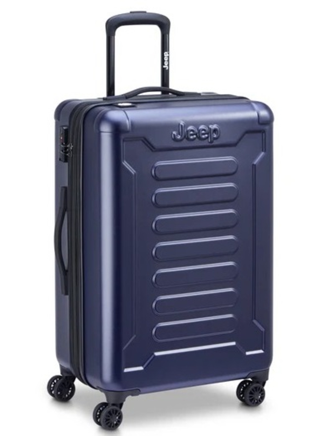 מזוודה קשיחה בינונית 24″ Jeep JH004C עם מנעול TSA וגלגלי ספינר במבחר צבעים