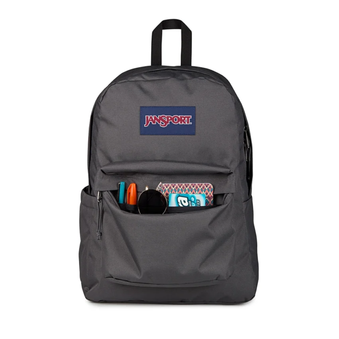 תיק גב ג'נספורט JanSport דגם SuperBreak Plus - אפור כהה