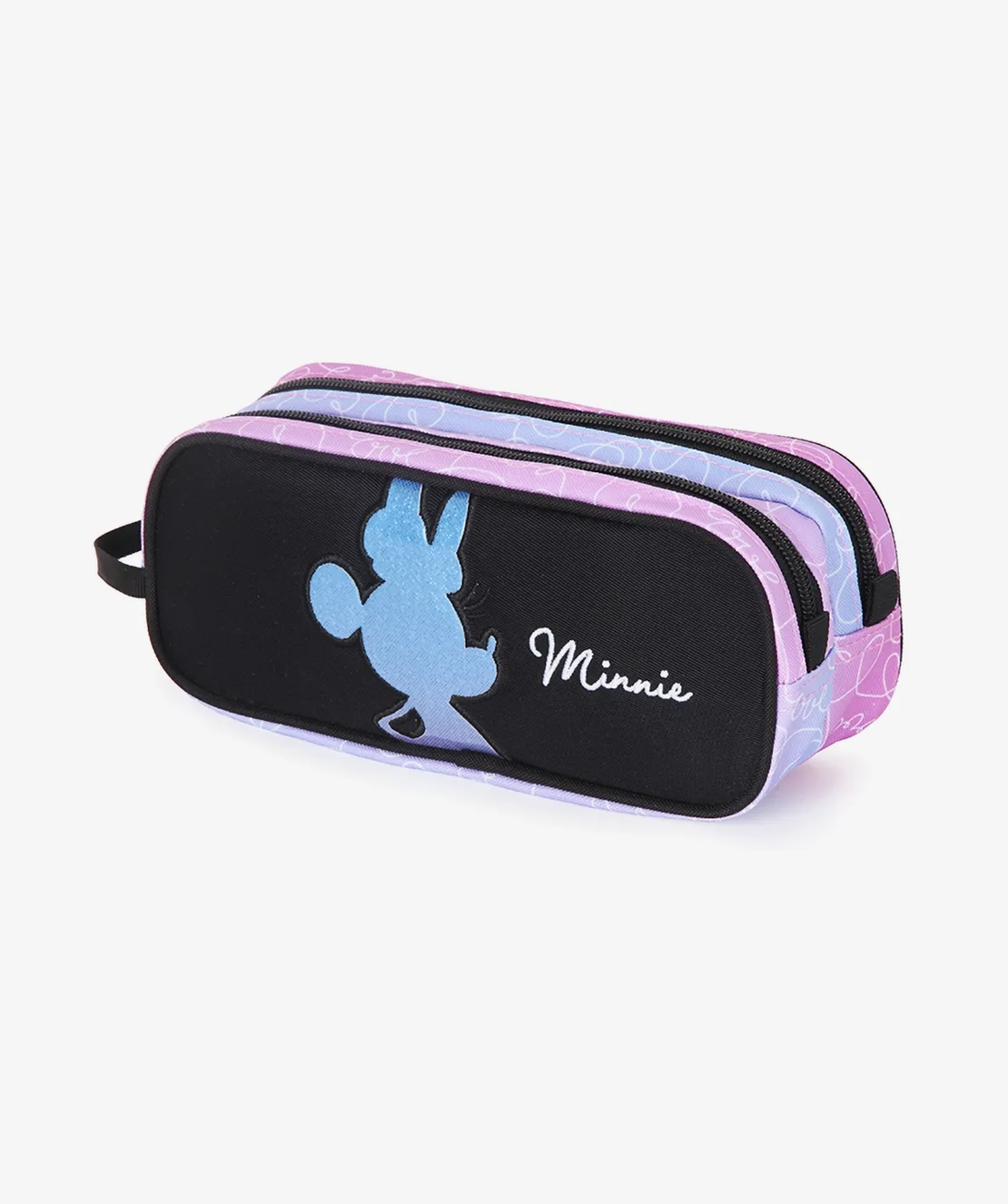 AUAV תיק+קלמר Disney Purple Minnie