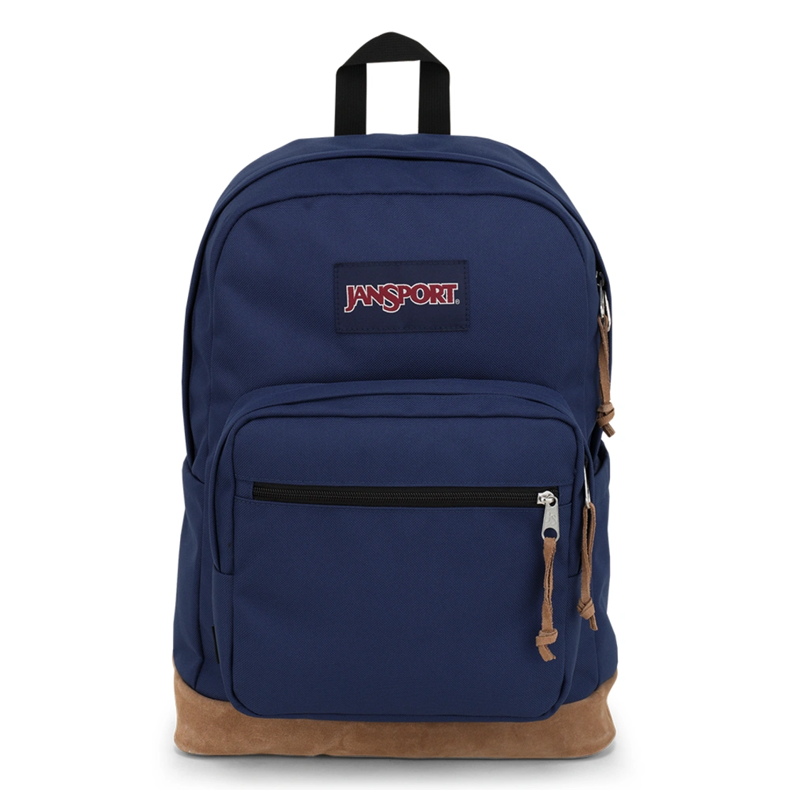 תיק גב ג'נספורט JanSport דגם Right Pack - כחול נייבי משולב עור