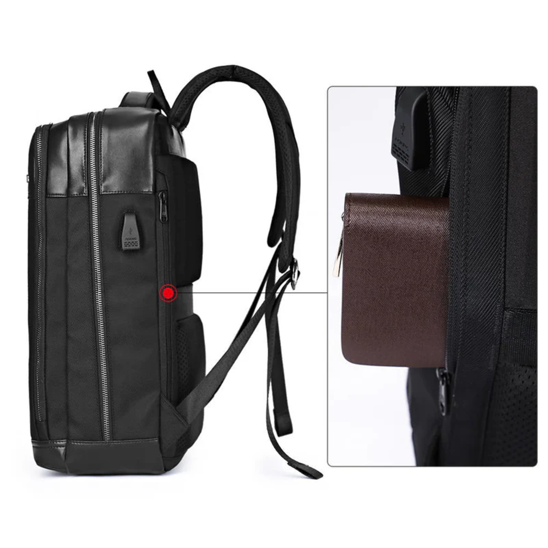 תיק גב אוקינג עם יציאת USB