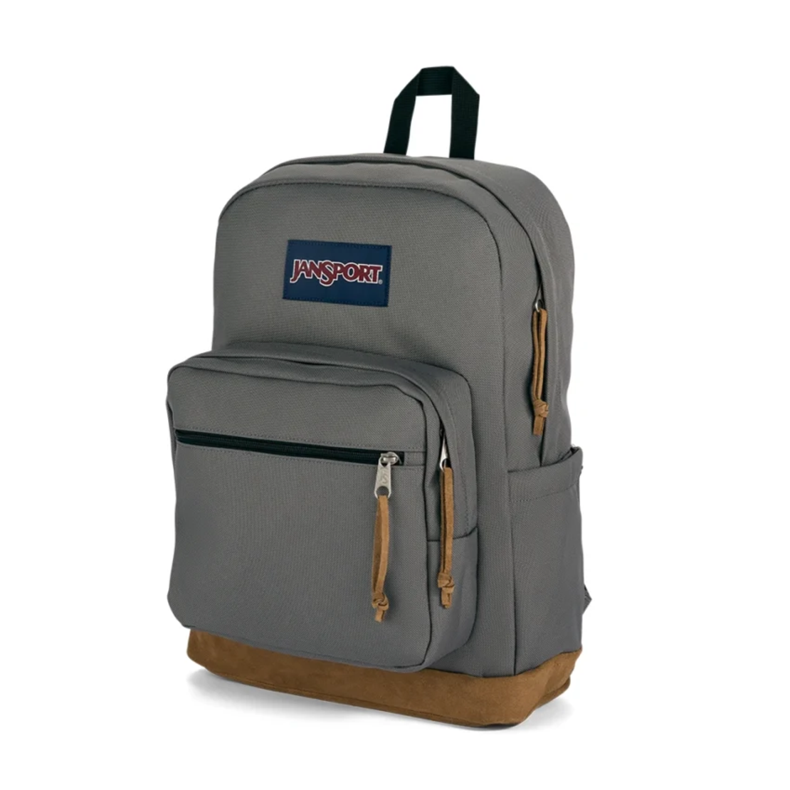 תיק גב ג'נספורט JanSport דגם Right Pack - אפור כהה משולב עור