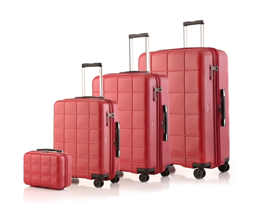 מזוודה קשיחה דגם Echolac Square Plus – גודל 28″ במבחר צבעים