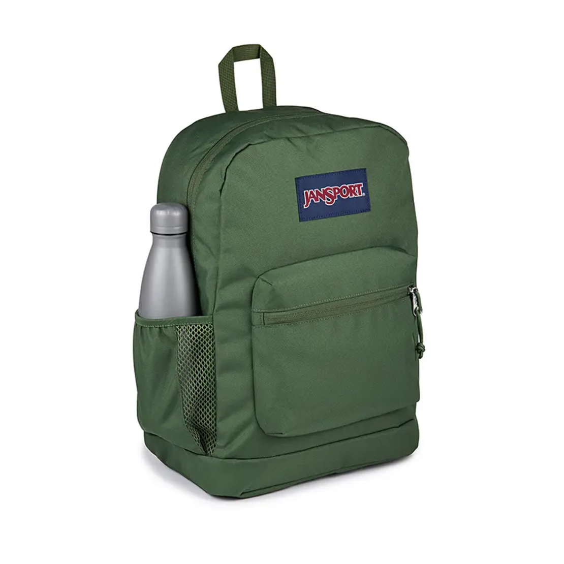 תיק גב ג'נספורט JanSport דגם Cross Town Plus - ירוק זית