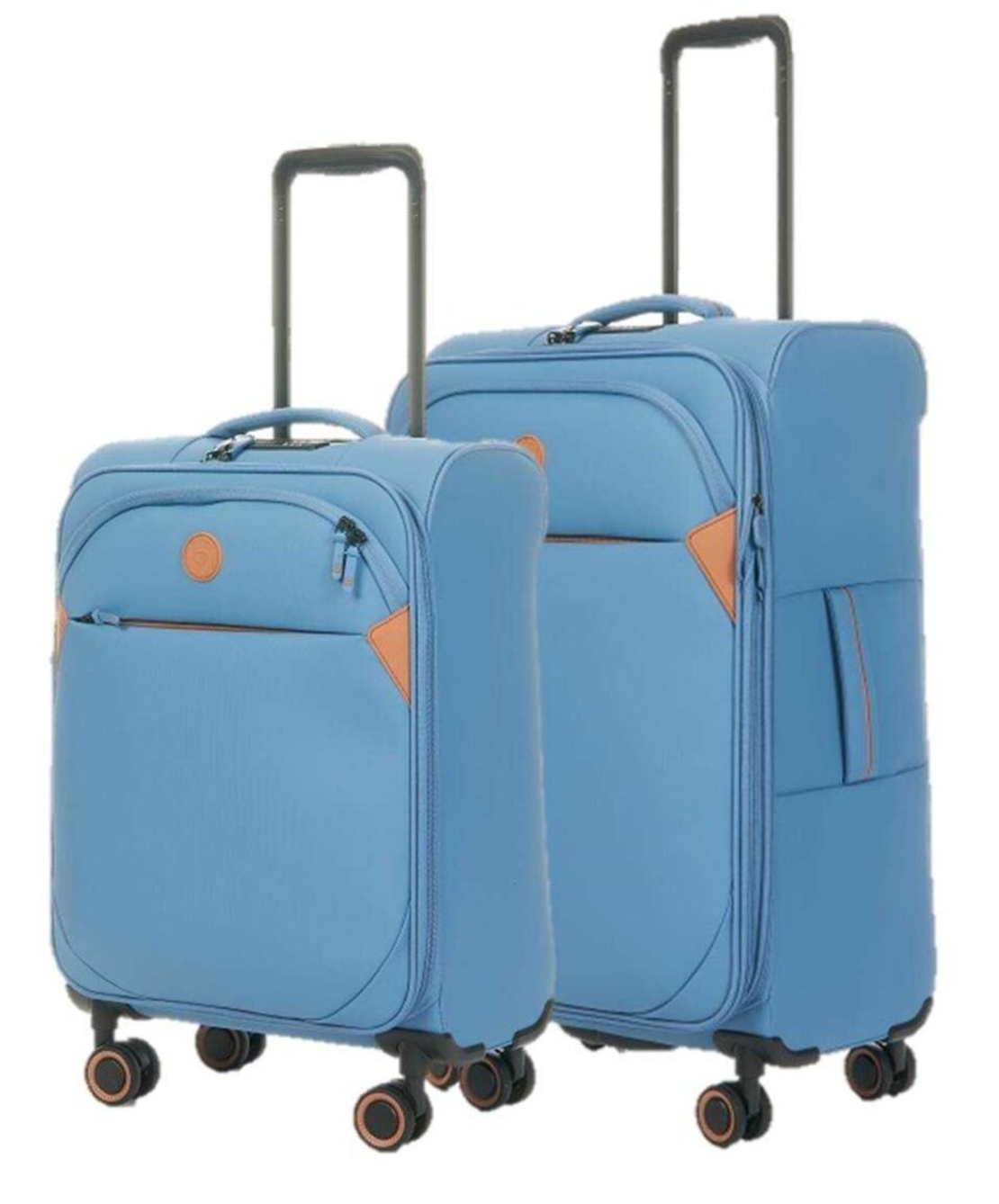 צמד מזוודות מבד חסין למים בינונית (24″) + קטנה (20″) Verage Cambridge
