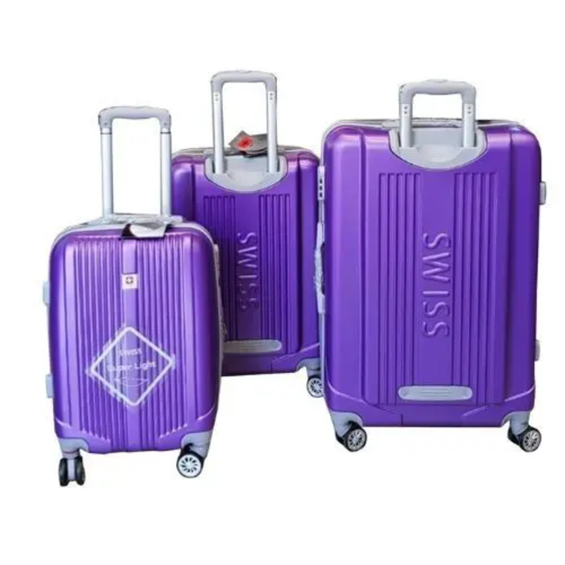 סט 3 מזוודות Swiss Mor