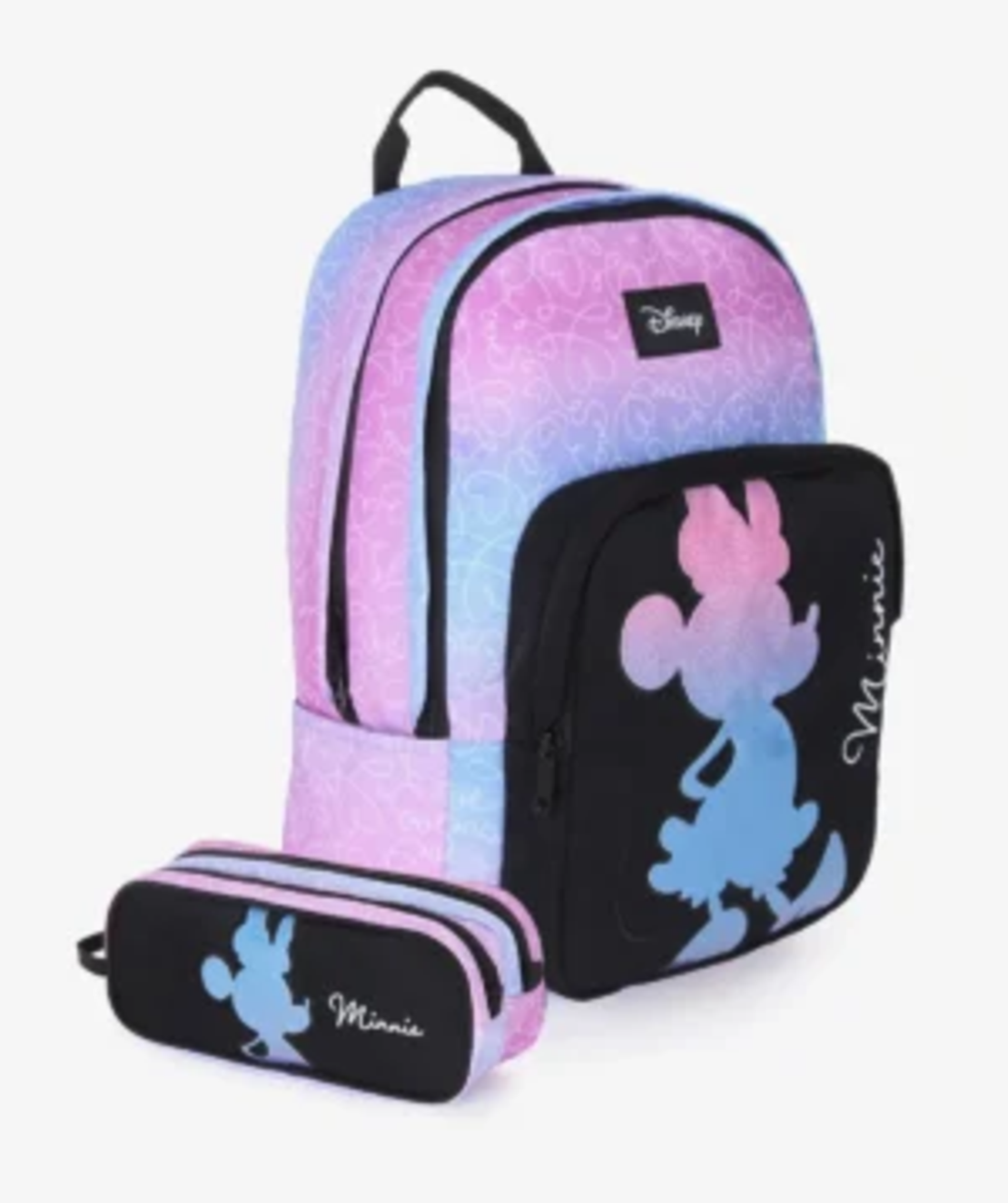 AUAV תיק+קלמר Disney Purple Minnie