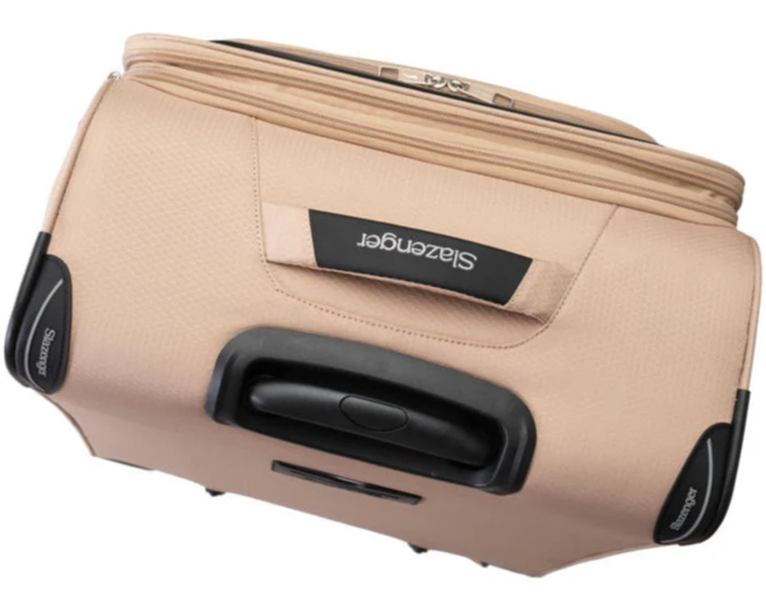 סט 3 מזוודות קלות משקל מבית מותג היוקרה Slazenger דגם C-Lite בז'