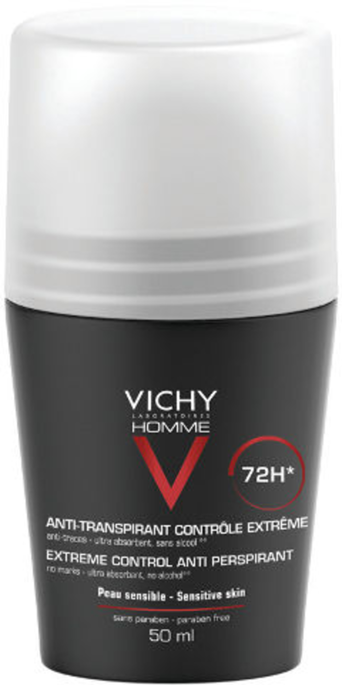 VICHY - דאודורנט רול און אנטי פרספירנט לגבר 72 שעות