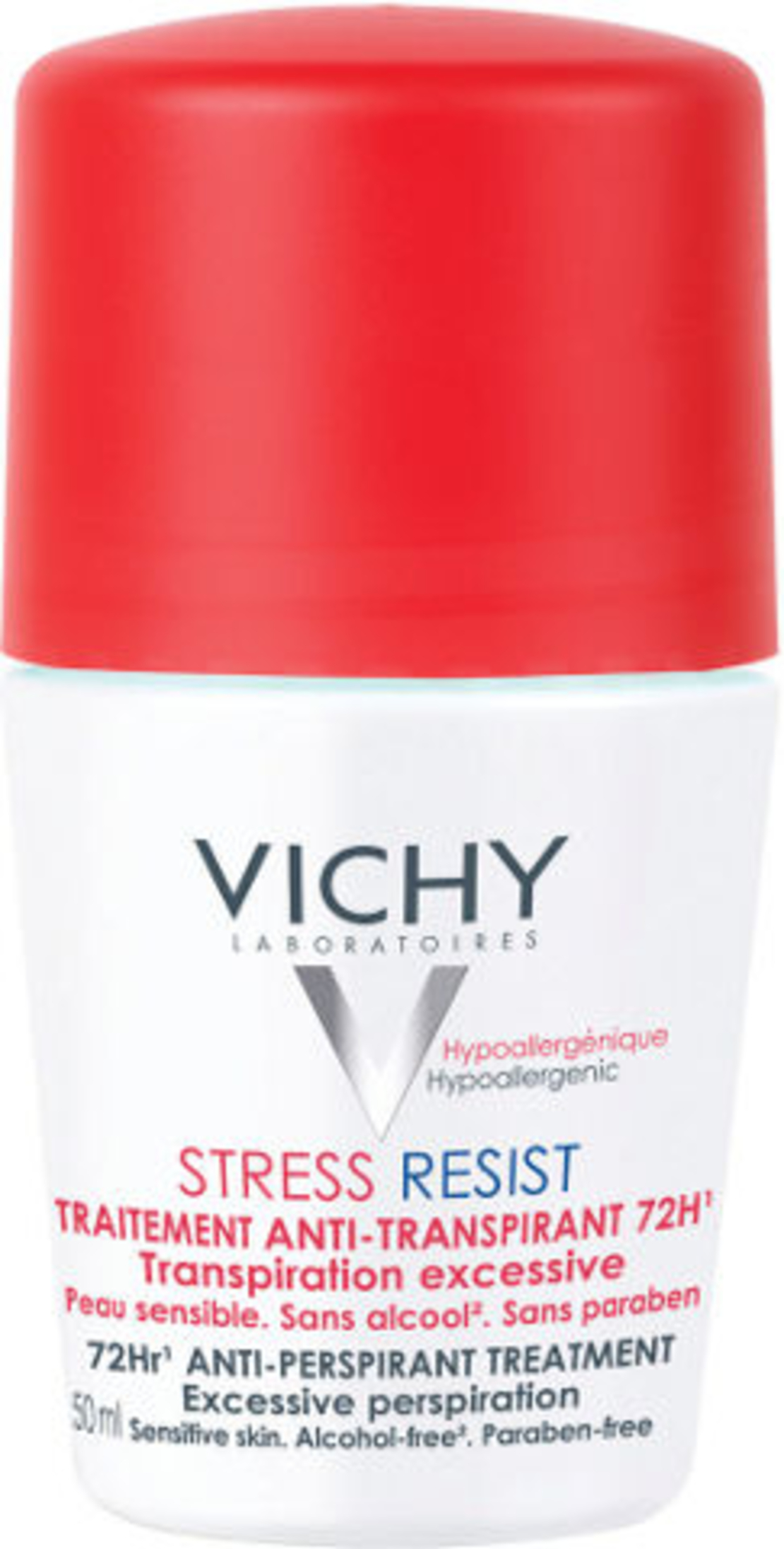 VICHY - דאודורנט רול און סטרס רזיסט 72 שעות