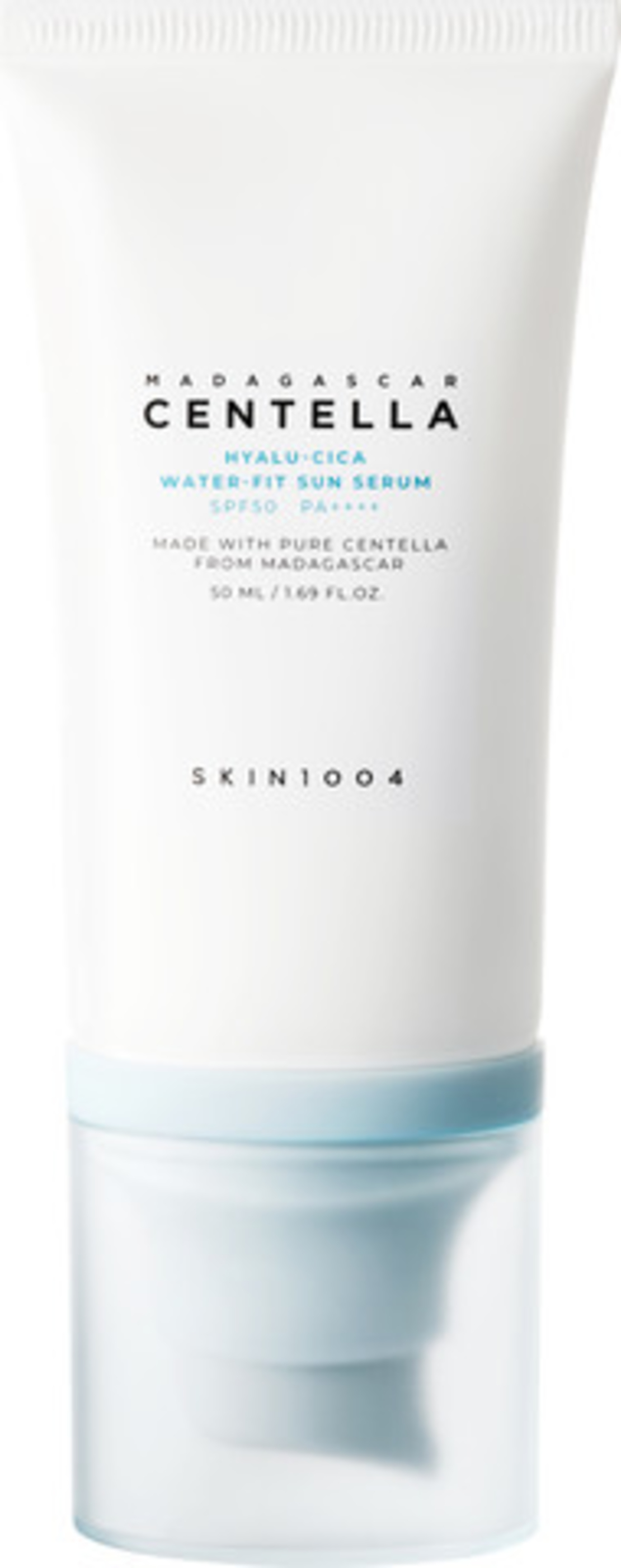 SKIN1004- MADAGASCAR CENTELLA סרום הגנה לפנים עם חומצה היאלרונית וסיקה SPF50