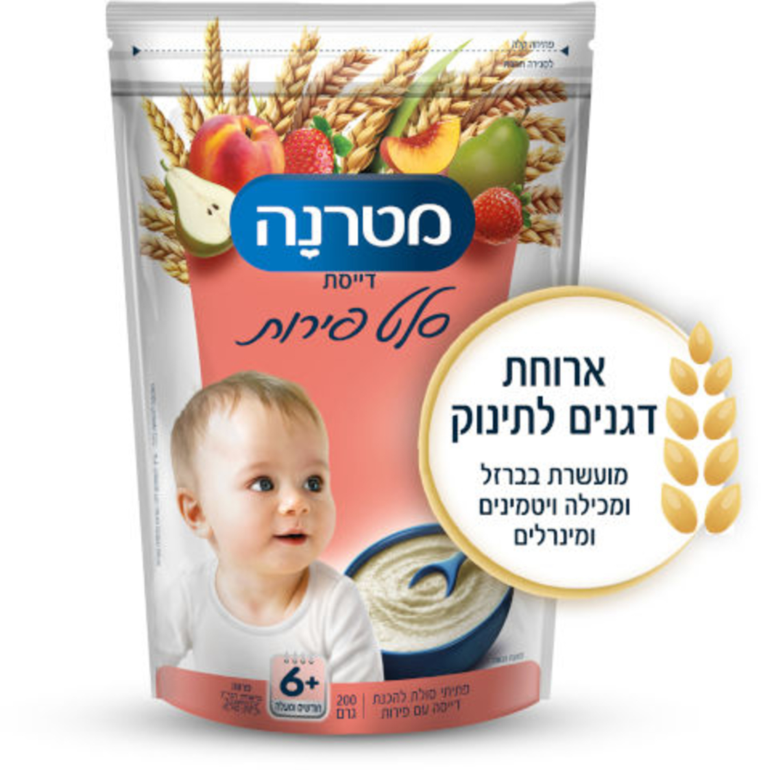 מטרנה דייסת סלט פירות 6+