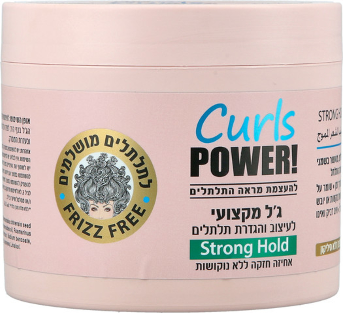 PRO HAIR+ ג'ל מקצועי לעיצוב והגדרת תלתלים עם אחיזה חזקה ללא מלחים