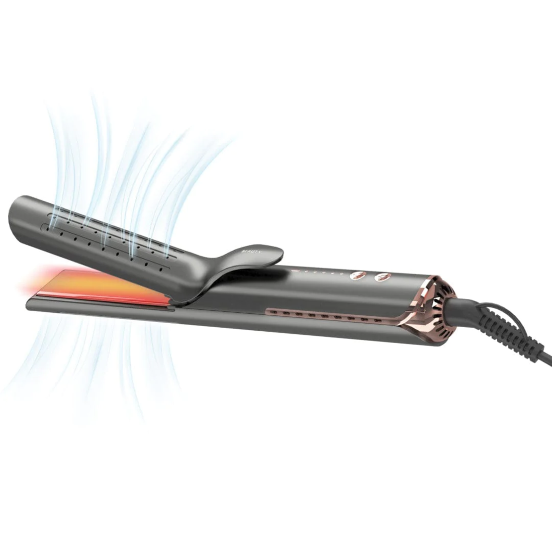 CORTEX BEAUTY- מחליק ומסלסל שיער 2-in-1 סטימר AirGlider