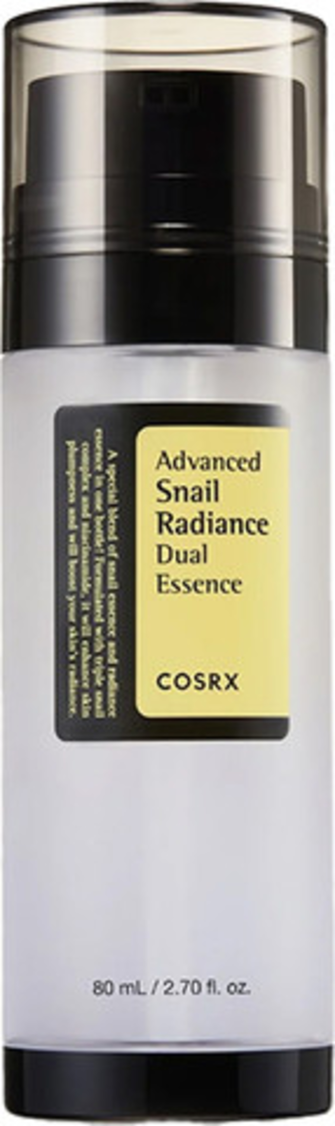 COSRX- תמצית חלזונות וזוהר מתקדמת Dual Essence 80 מ