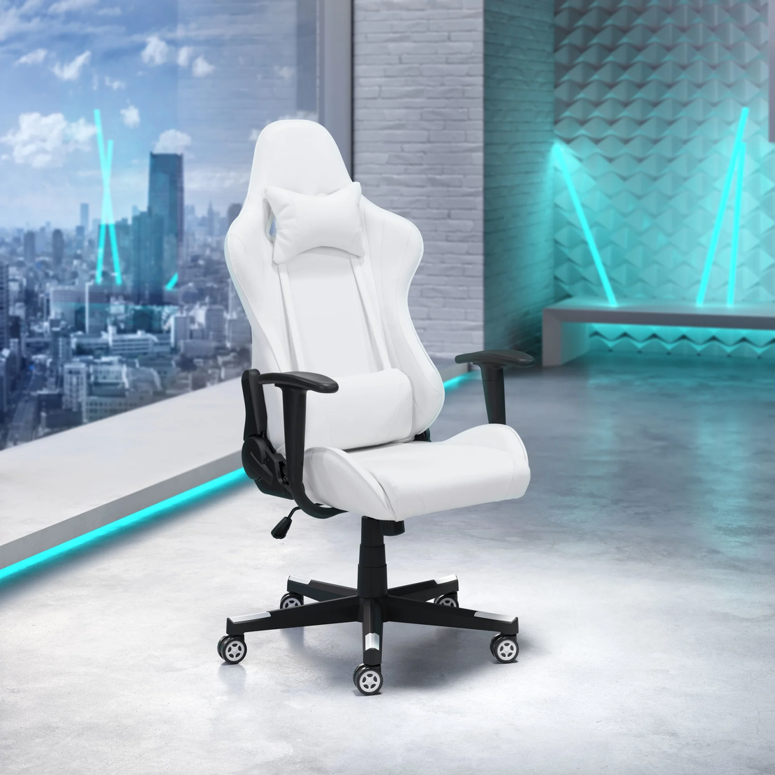 כיסא גיימינג NOBLECHAIRS HERO WHITE EDITION לבן