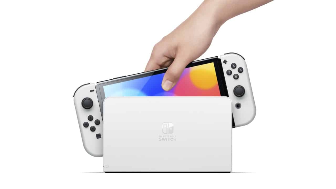Nintendo Switch OLED – צבע לבן