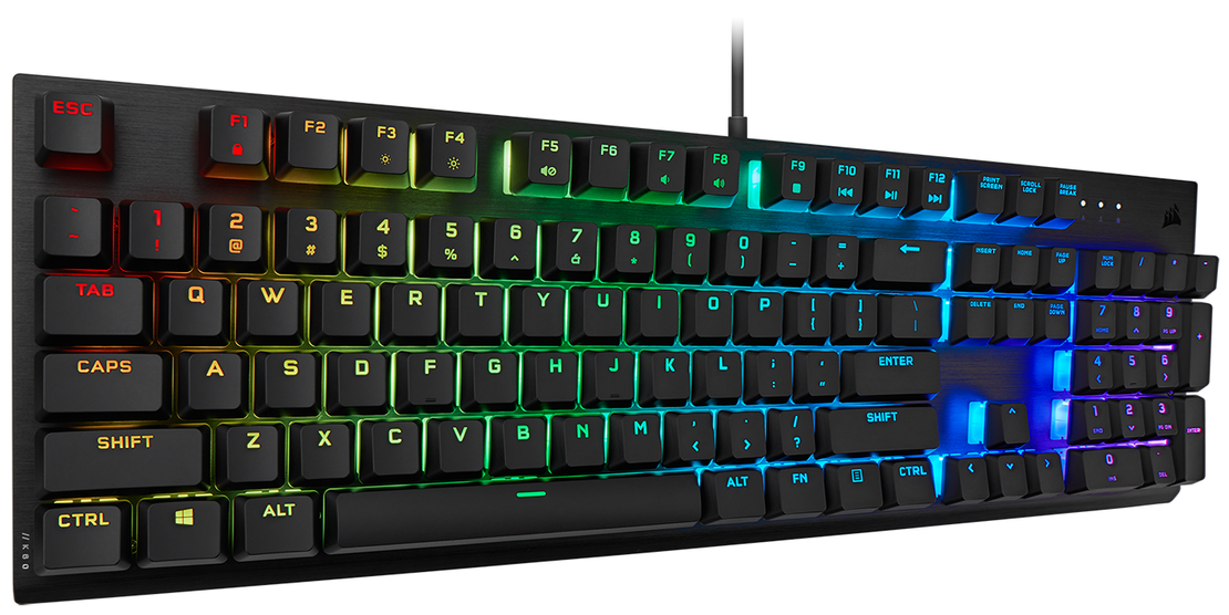מקלדת גיימינג מכאנית CORSAIR K60 RGB PRO RGB עברית/ אנגלית