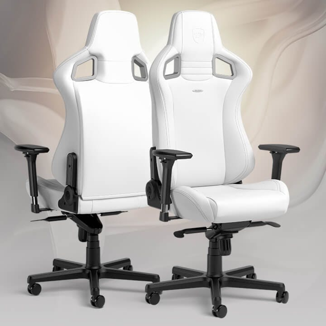 כיסא גיימינג NOBLECHAIRS HERO WHITE EDITION לבן