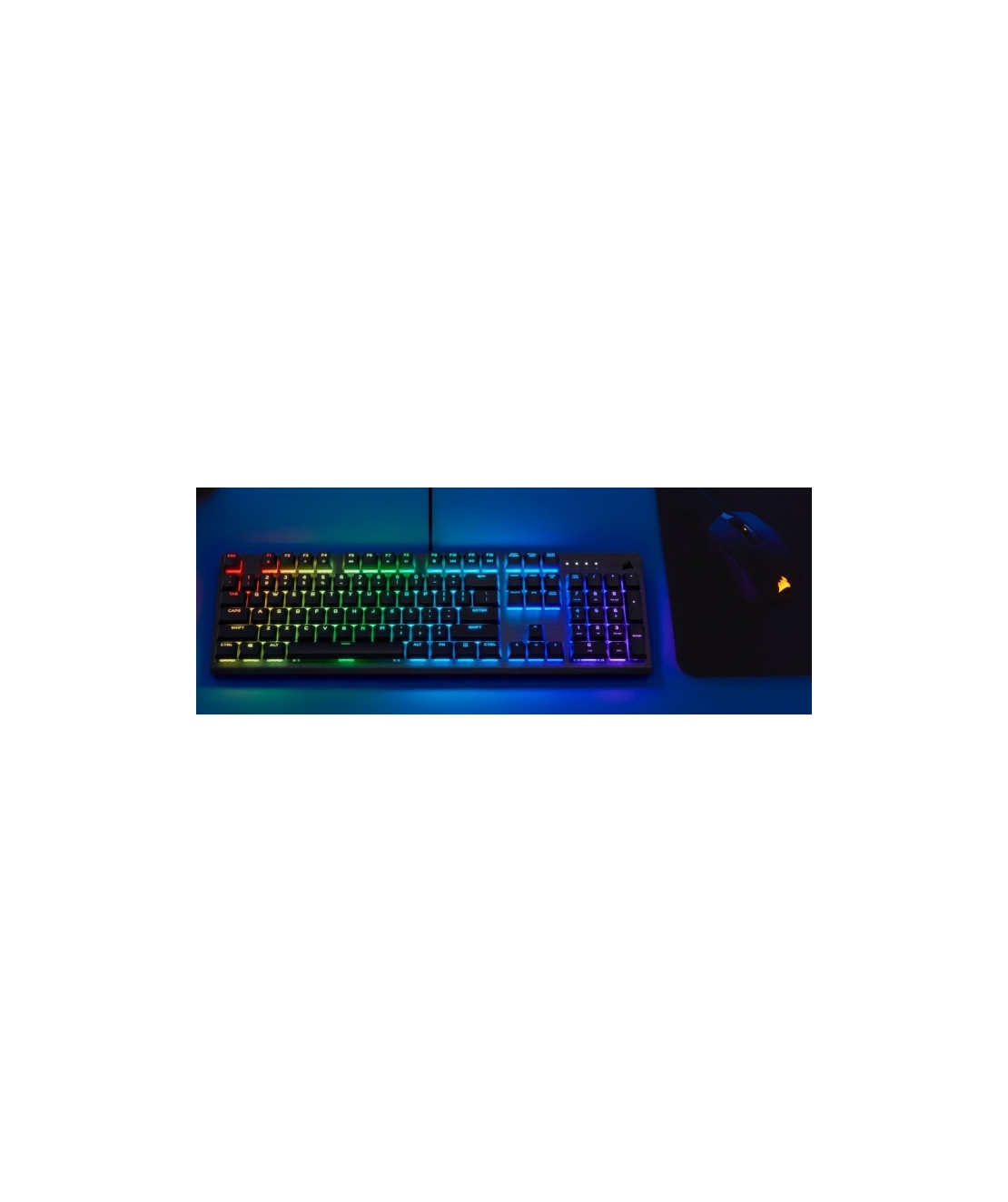 מקלדת גיימינג מכאנית CORSAIR K60 RGB PRO RGB עברית/ אנגלית