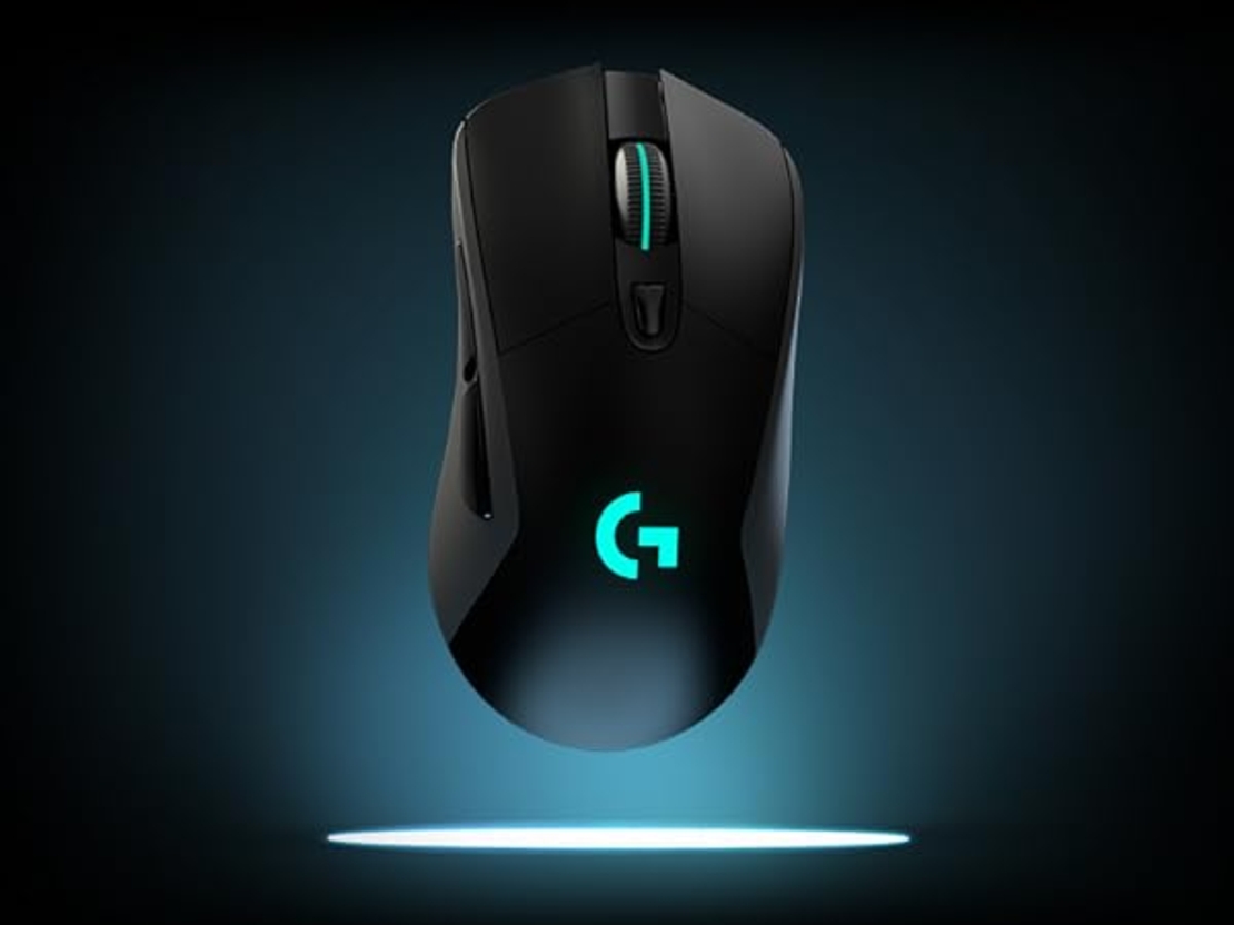 עכבר גיימינג אלחוטי Logitech G703 Hero Lightspeed צבע שחור
