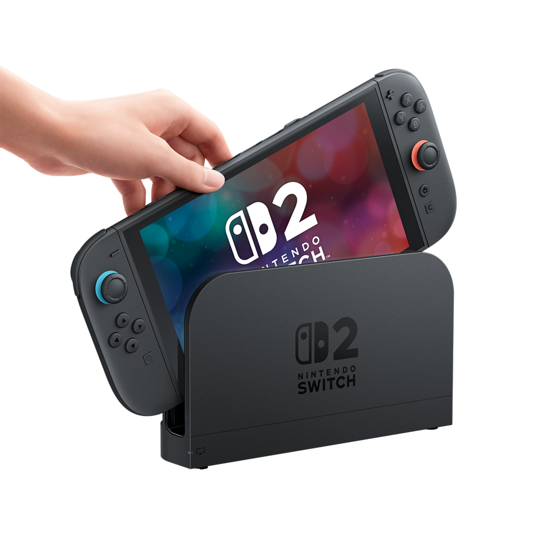 קונסולה Nintendo Switch 2 כולל משחק Mario Kart World - צבע שחור שנתיים אחריות ע