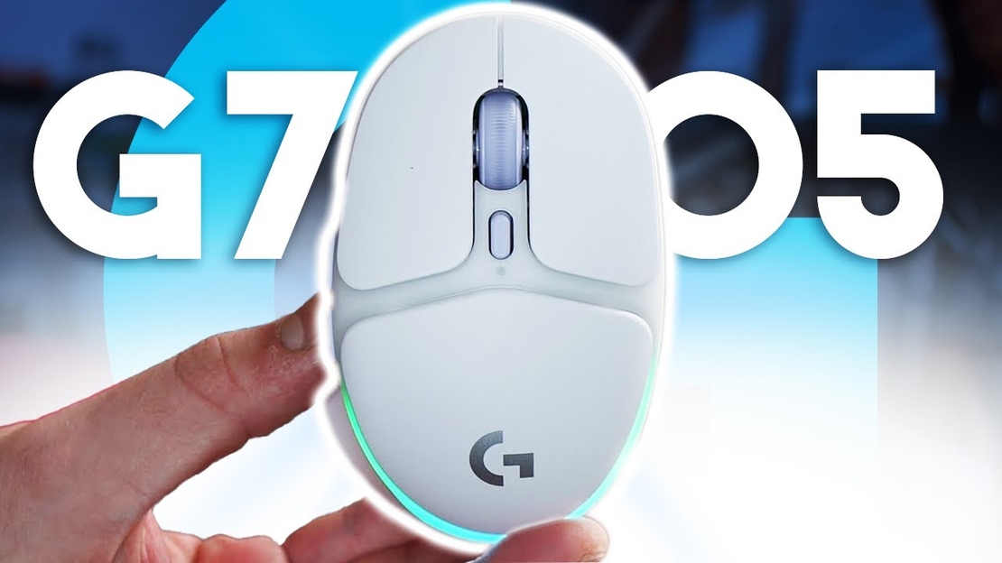 עכבר גיימינג אלחוטי Logitech G705 צבע לבן