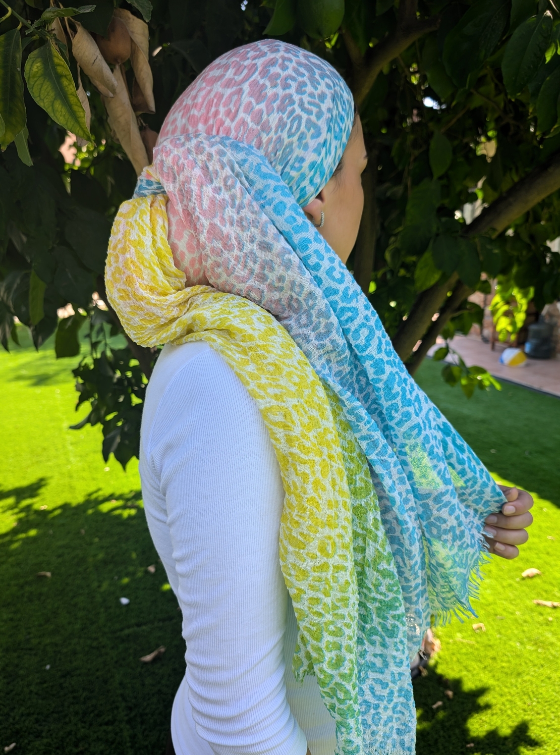 מטפחת לונג טטרה - קיץ מנומר