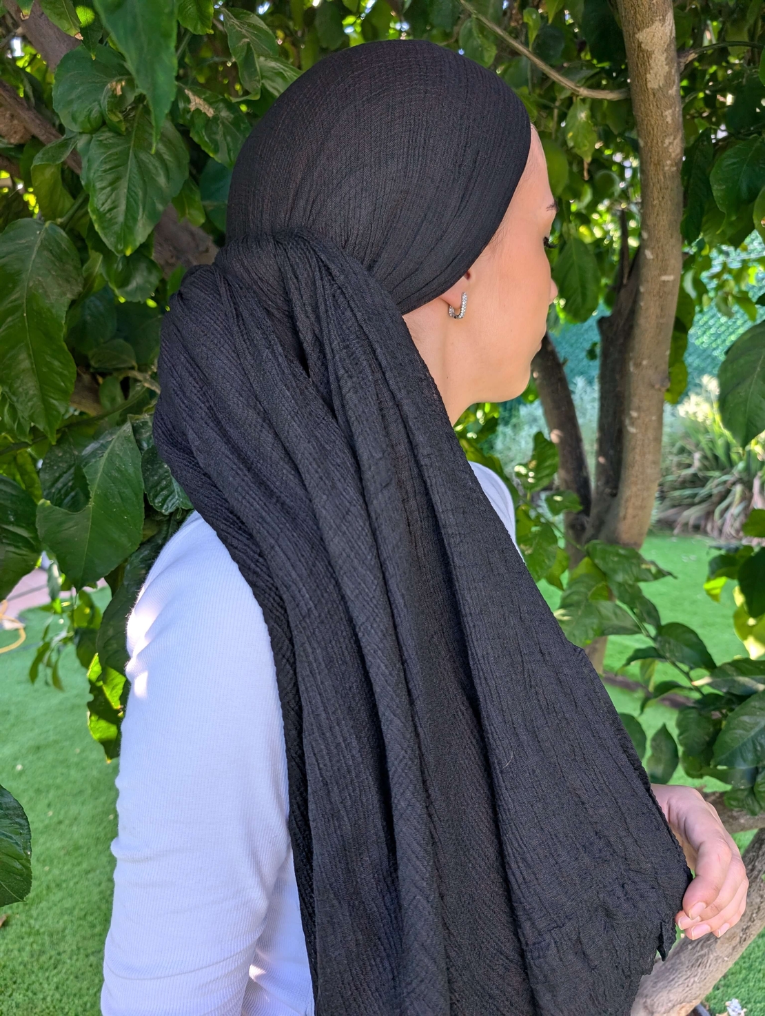 מטפחת לונג טטרה - שחורה