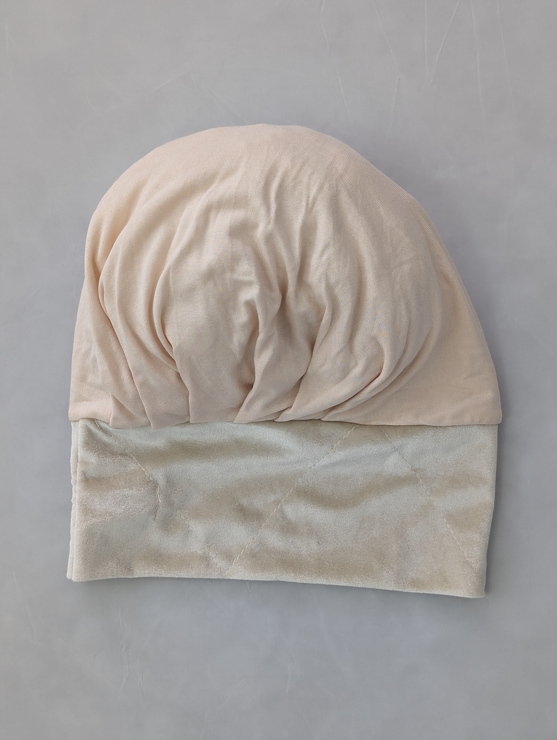 בובו נמוך כפתורים - שמנת