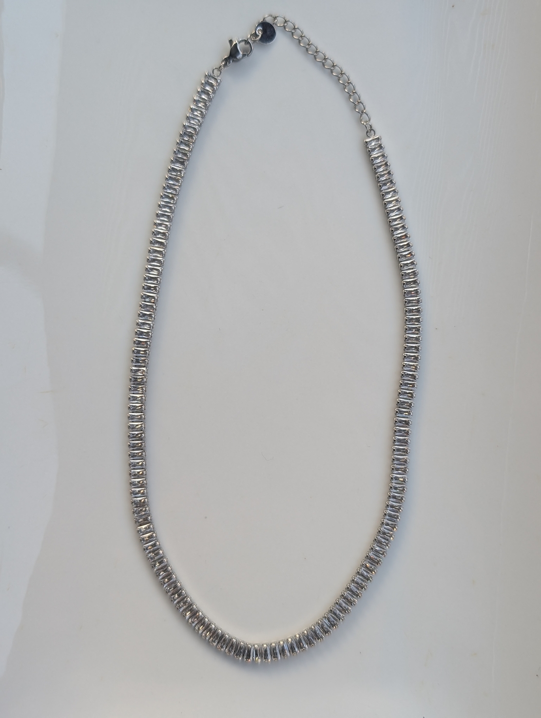 שרשרת קולר יהלומים stainless steel