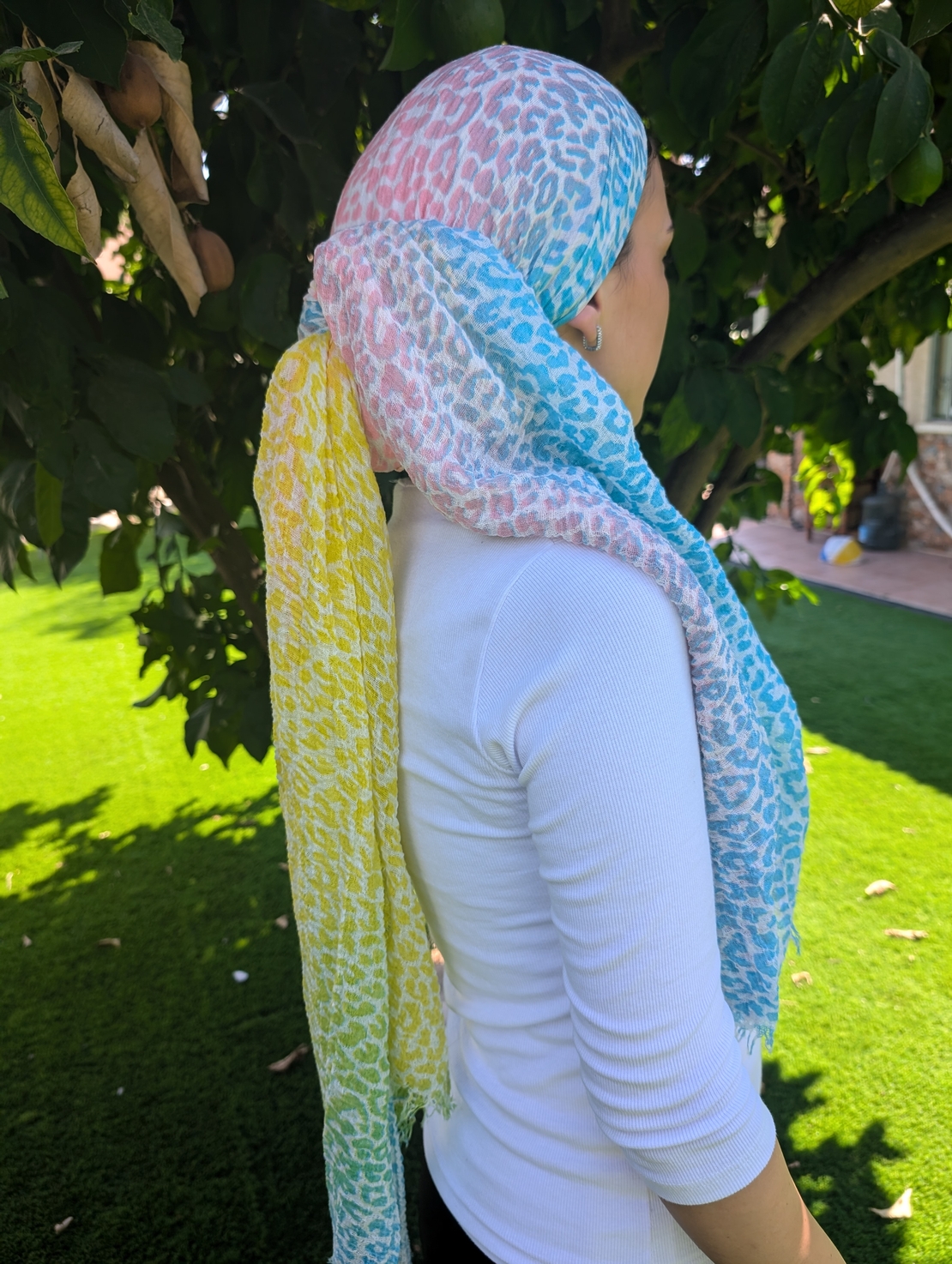 מטפחת לונג טטרה - קיץ מנומר