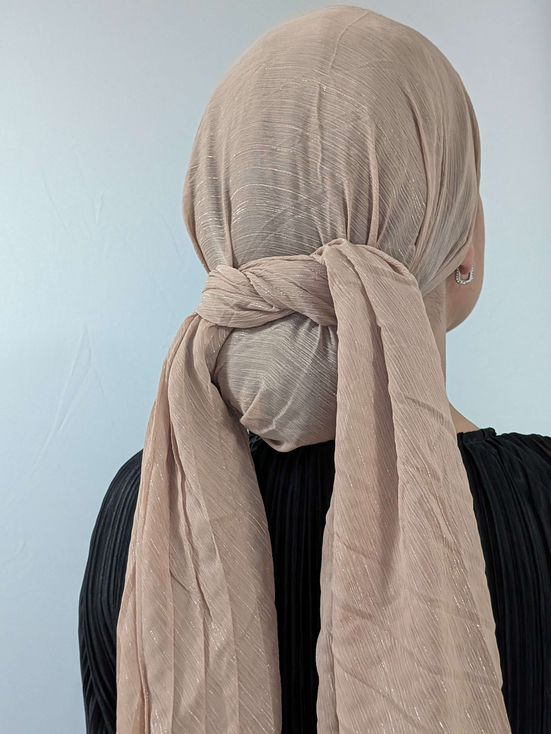 מטפחת לונג פליסה שיפון - קאמל