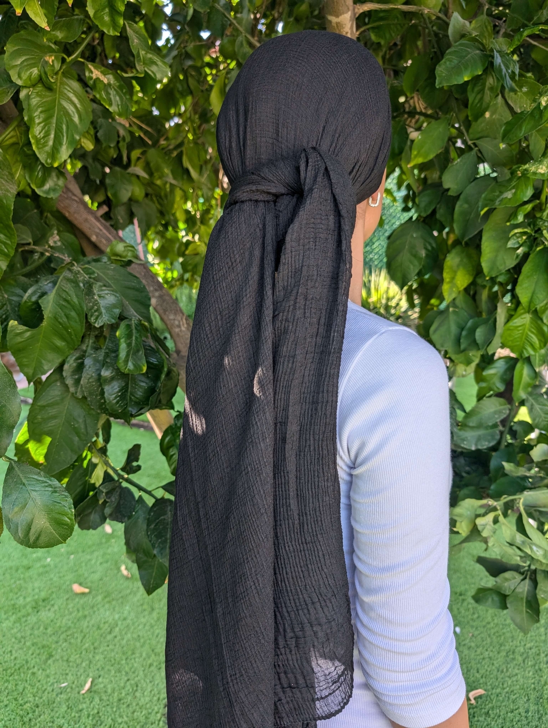 מטפחת לונג טטרה - שחורה