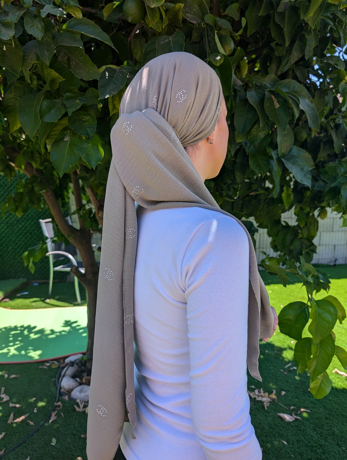 מטפחת לונג שאנל - קאמל