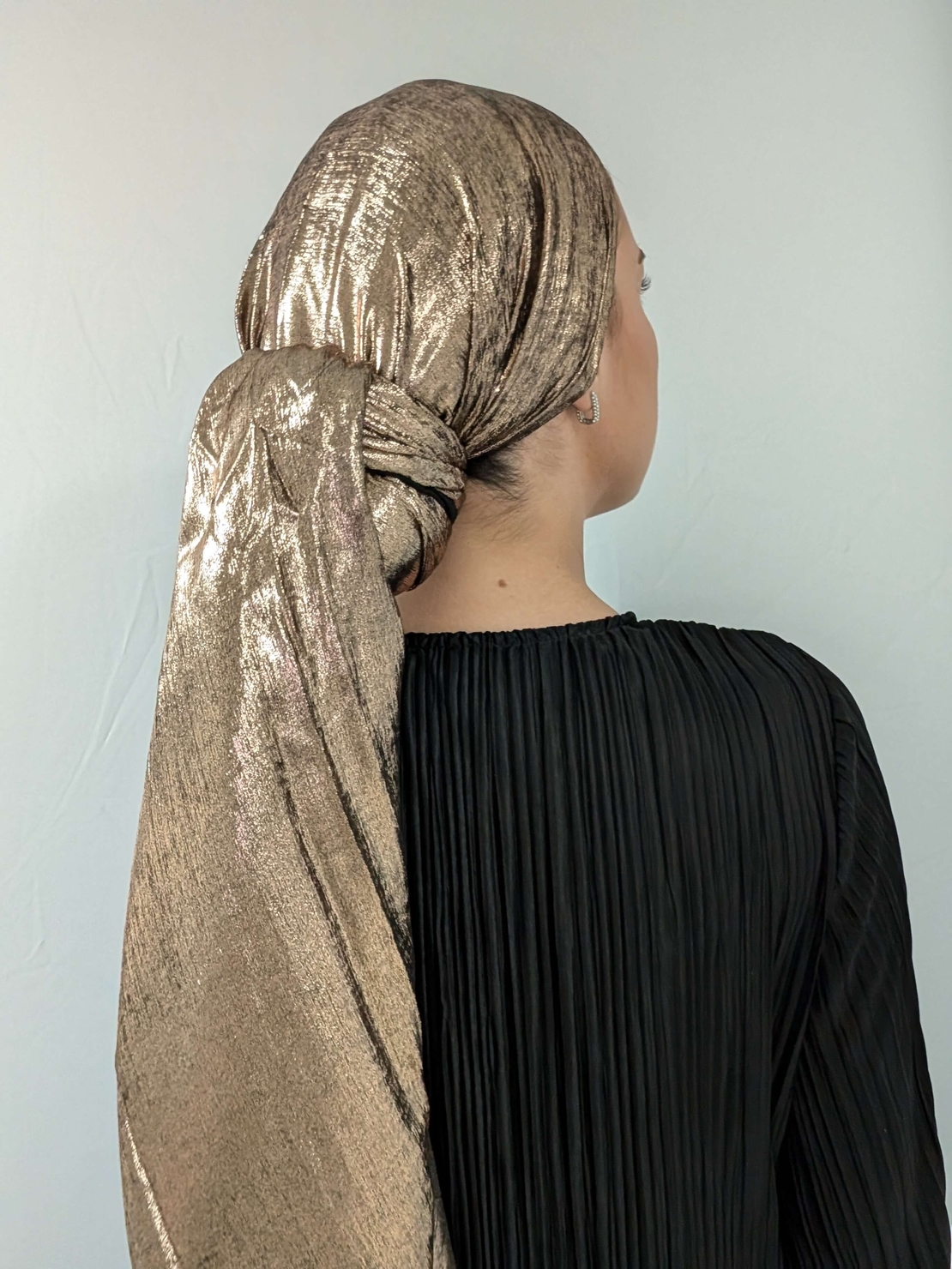 מטפחת לונג ברק - צבע ברונזה בהיר