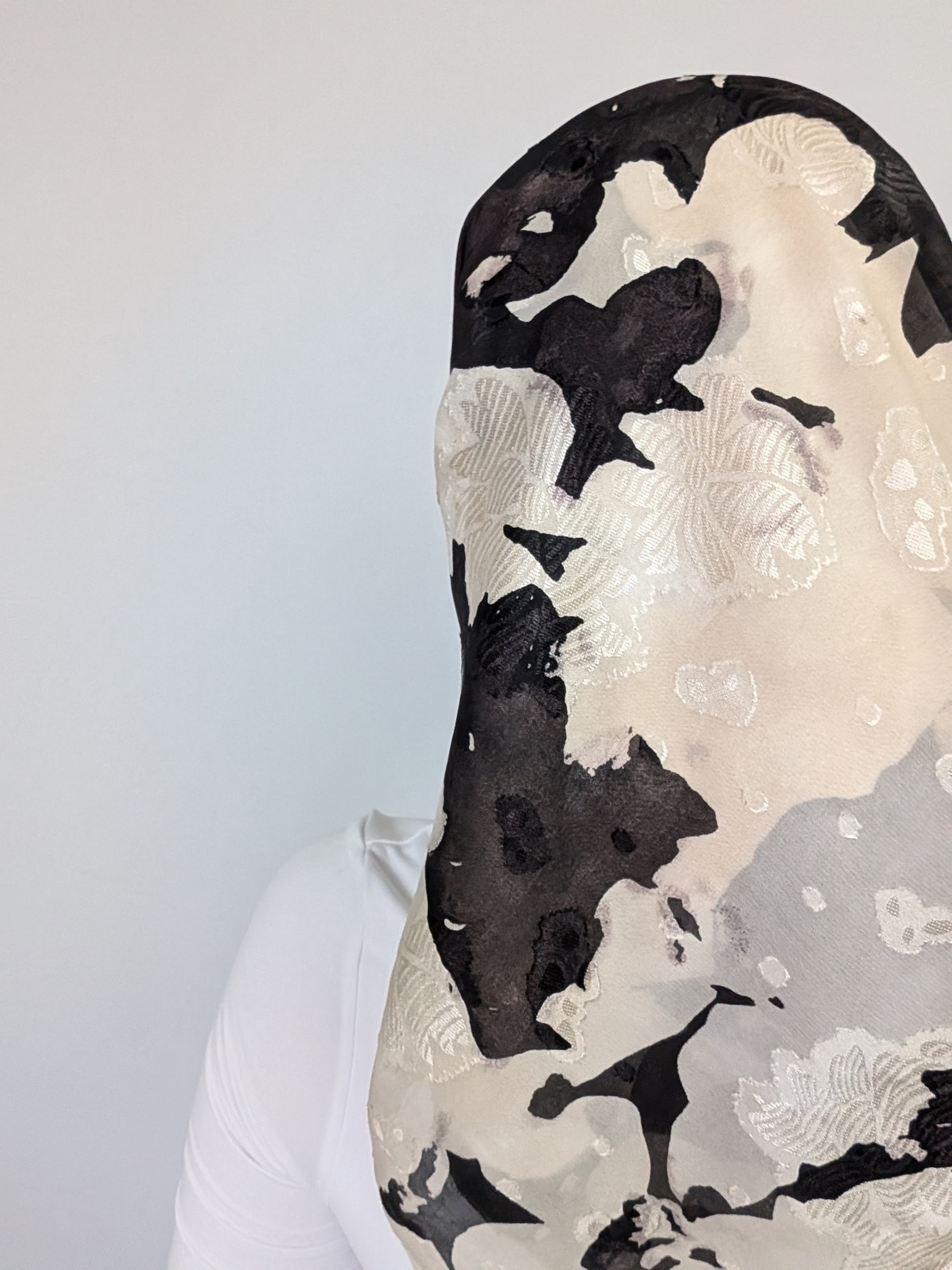 מטפחת מרובעת חירות - שיפון רקום