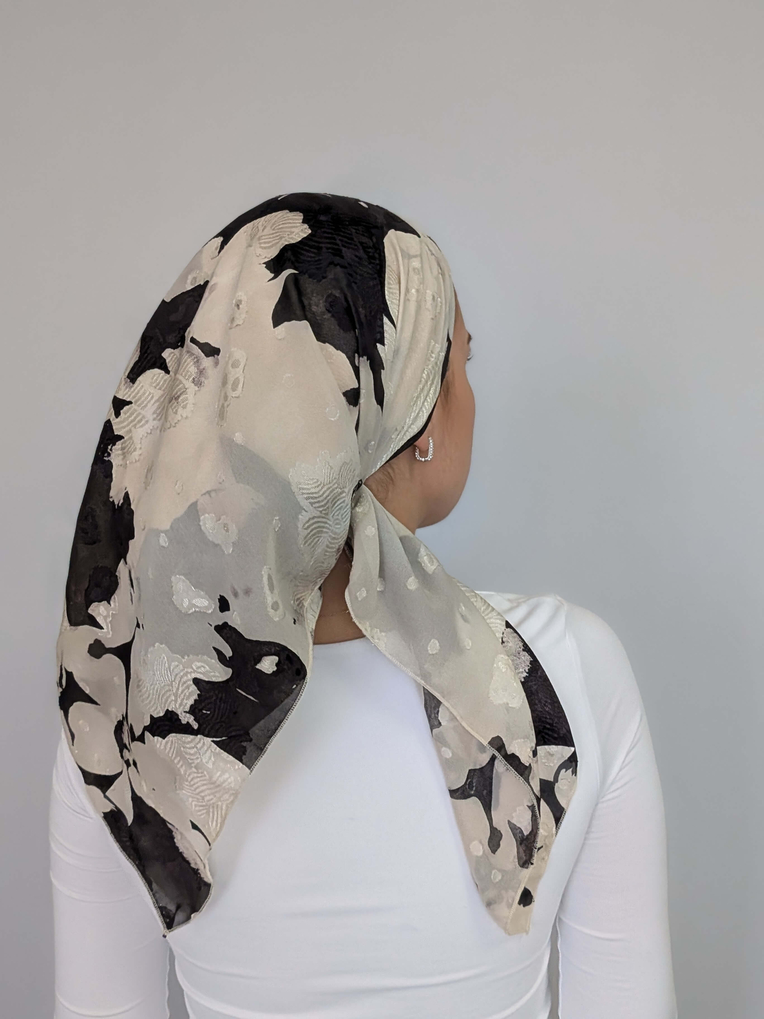 מטפחת מרובעת חירות - שיפון רקום