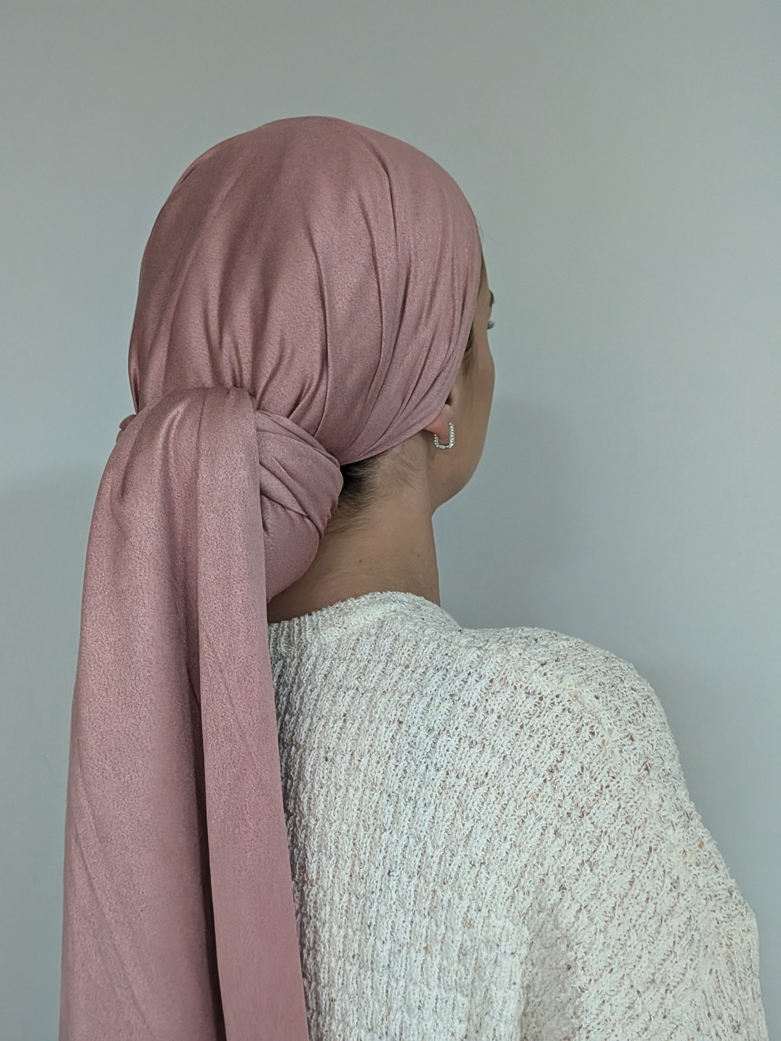 מטפחת לונג זמש - ורוד