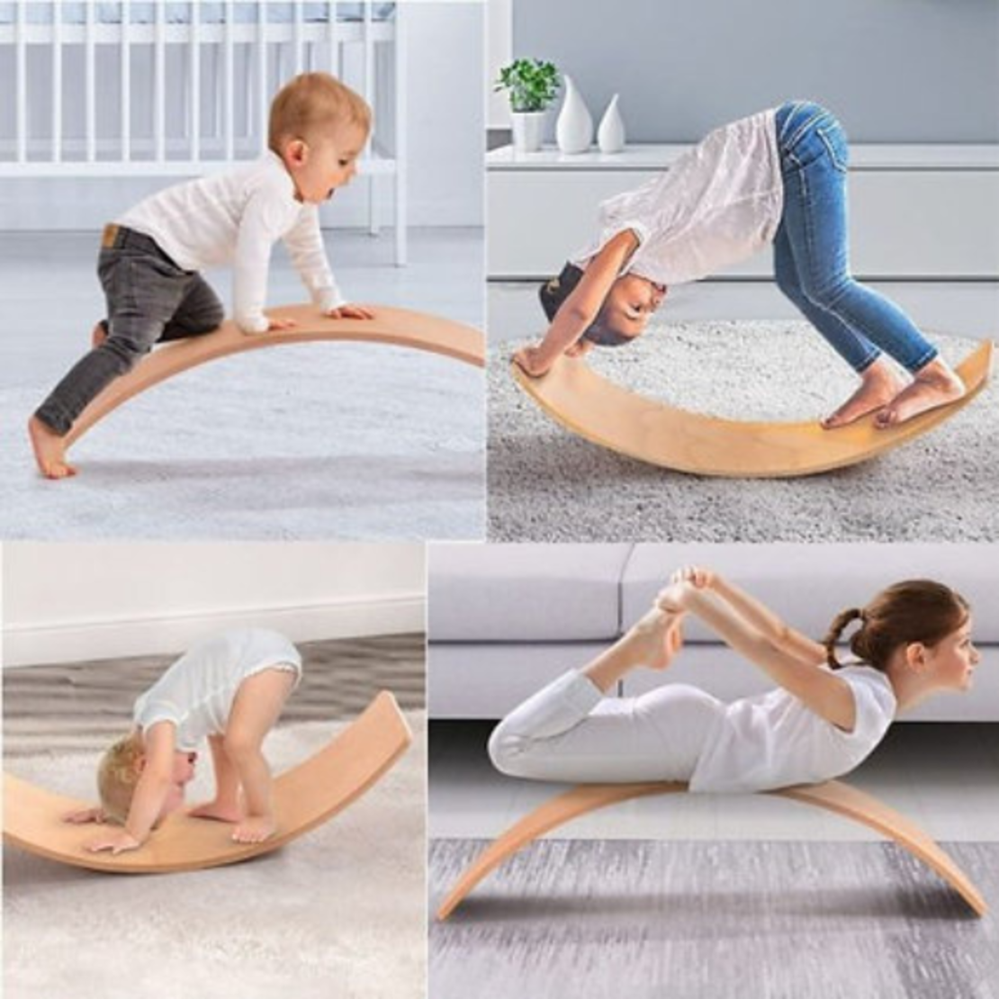 קשת איזון מונטסורית מעץ איכותי מבית BABYSAFE