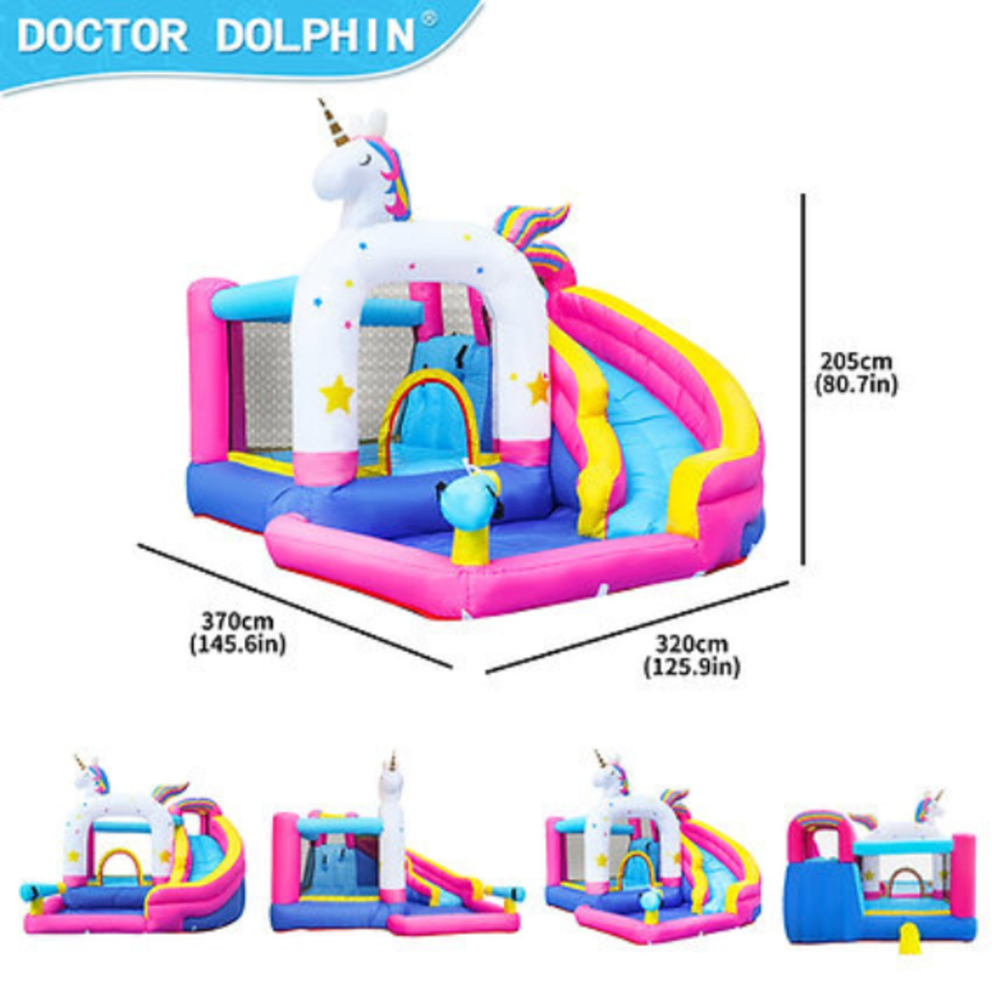 פארק מים בעיצוב חד קרן Doctor Dolphin