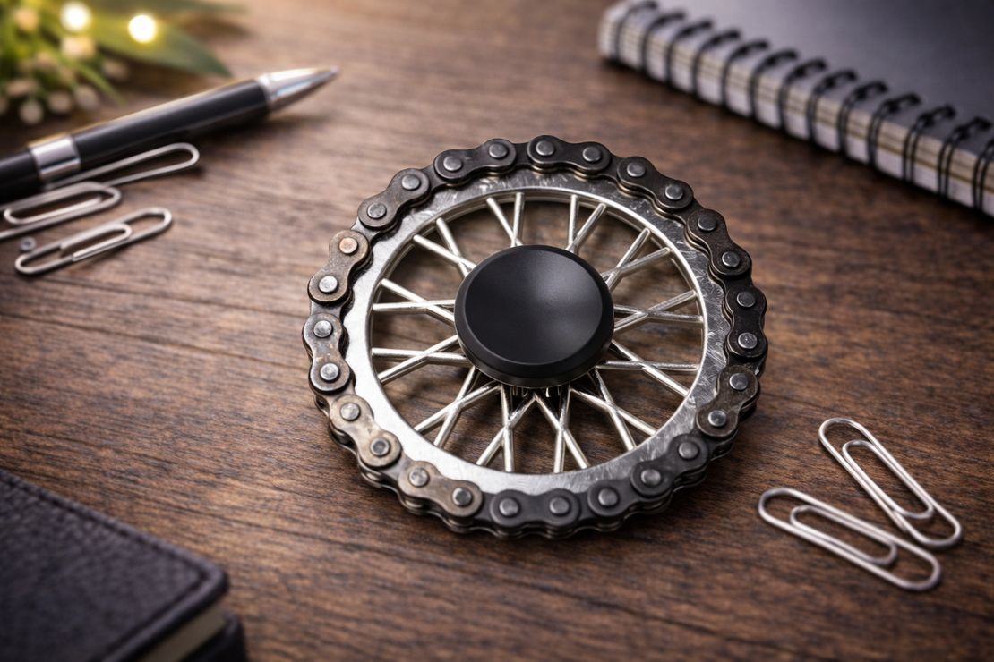 ספינר מתכתי מעוצב | להפחתת לחץ וריכוז משופר | דגם גלגל