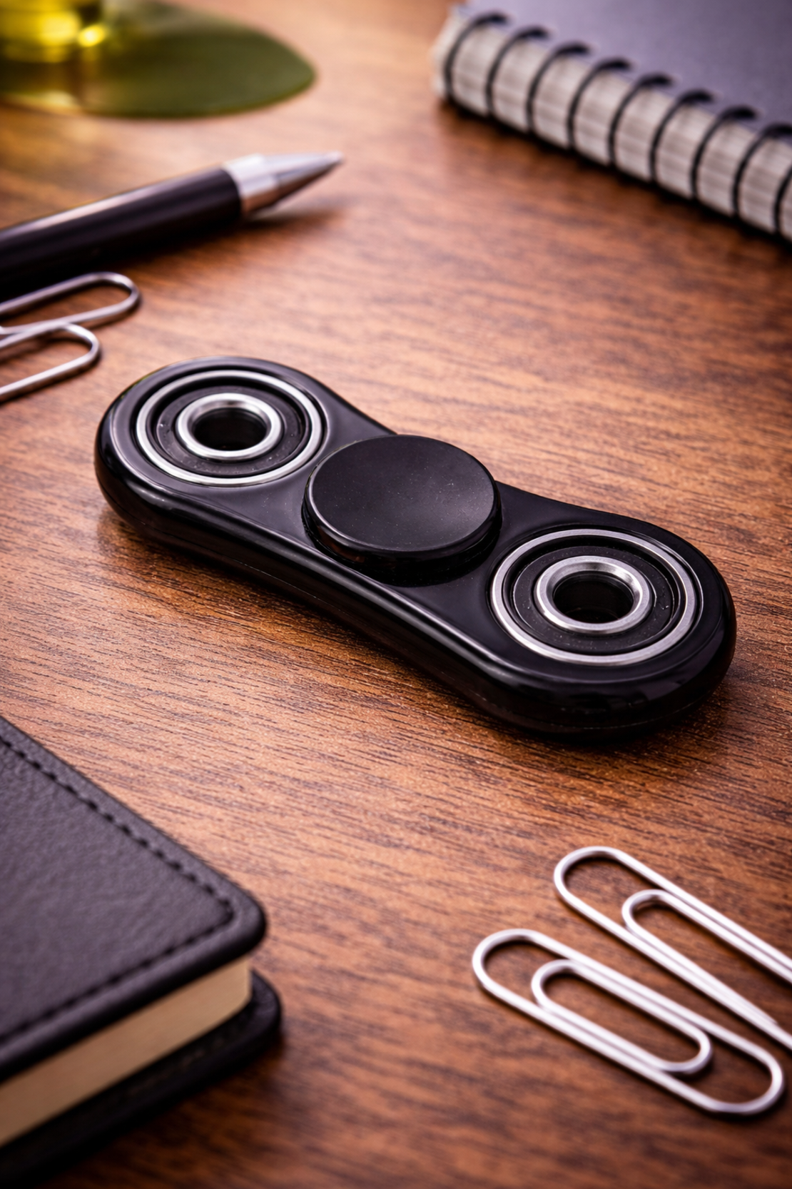 ספינר פלסטיק דו־זרועי להרגעה ושיפור ריכוז |  דגם בר כפול